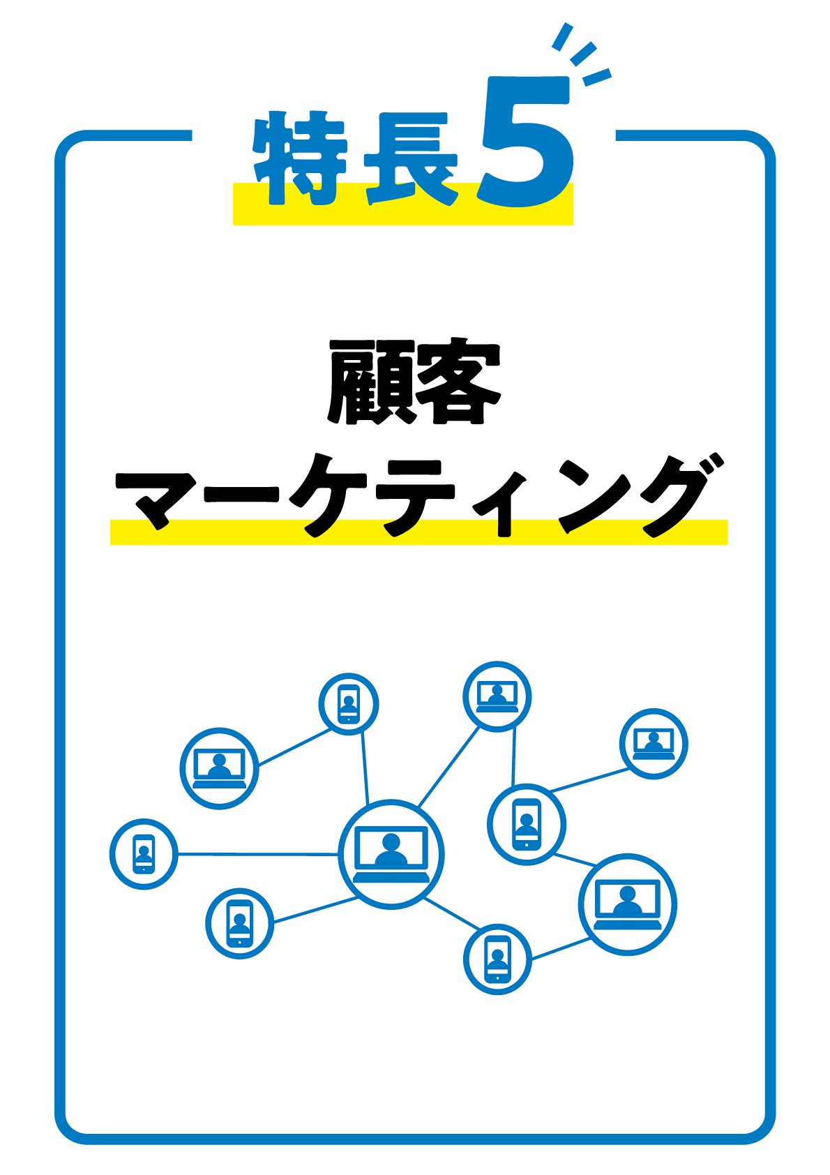 特徴5 顧客マーケティング